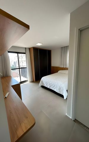 Apartamento para alugar com 32m², 1 quarto e sem vaga
