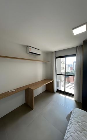 Apartamento para alugar com 32m², 1 quarto e sem vaga