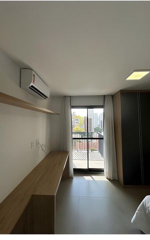 Apartamento para alugar com 32m², 1 quarto e sem vaga
