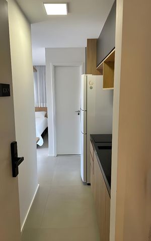 Apartamento para alugar com 32m², 1 quarto e sem vaga