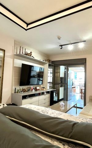 Studio à venda com 50m², 1 quarto e sem vaga Studio à venda com 50m², 1 quarto e sem vagaSala/Quarto