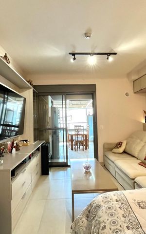 Studio à venda com 50m², 1 quarto e sem vaga Studio à venda com 50m², 1 quarto e sem vagaSala/Quarto