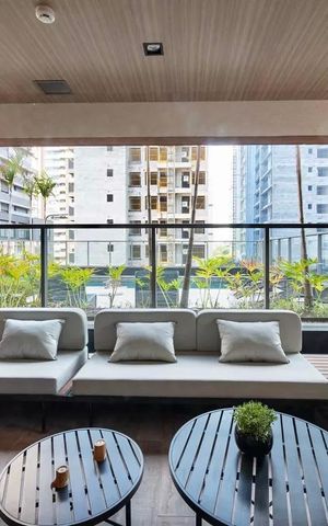 Studio à venda com 50m², 1 quarto e sem vaga Studio à venda com 50m², 1 quarto e sem vagaÁrea comum - Salão de festas