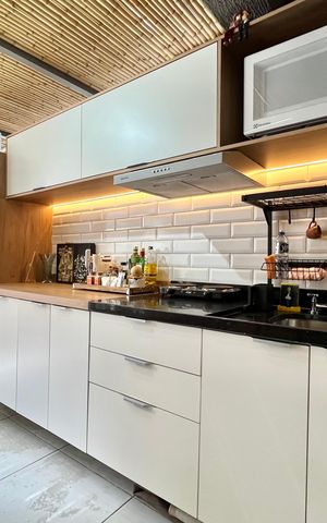 Studio à venda com 50m², 1 quarto e sem vaga Studio à venda com 50m², 1 quarto e sem vagaCozinha