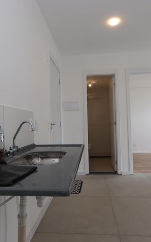 Apartamento à venda com 37m², 2 quartos e sem vagaCozinha