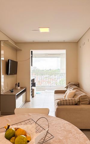 Apartamento à venda com 63m², 2 quartos e 2 vagas Apartamento à venda com 63m², 2 quartos e 2 vagasSala