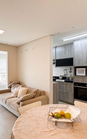 Apartamento à venda com 63m², 2 quartos e 2 vagas Apartamento à venda com 63m², 2 quartos e 2 vagasSala