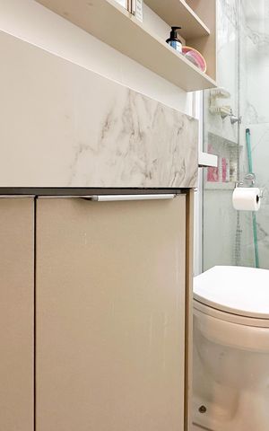 Apartamento à venda com 63m², 2 quartos e 2 vagas Apartamento à venda com 63m², 2 quartos e 2 vagasBanheiro da Suíte