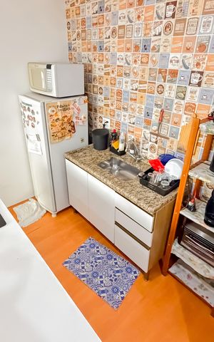 Apartamento à venda com 39m², 1 quarto e sem vagaCozinha