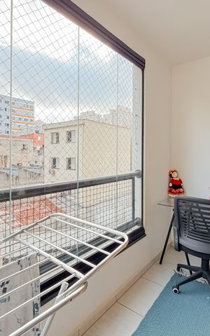 Apartamento à venda com 39m², 1 quarto e sem vagaVaranda