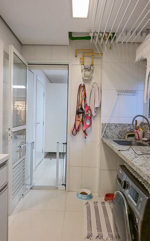 Apartamento à venda com 205m², 4 quartos e 4 vagasÁrea de Serviço 