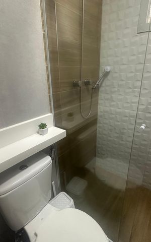 Apartamento à venda com 74m², 3 quartos e 1 vaga Apartamento à venda com 74m², 3 quartos e 1 vagaBanheiro da Suíte