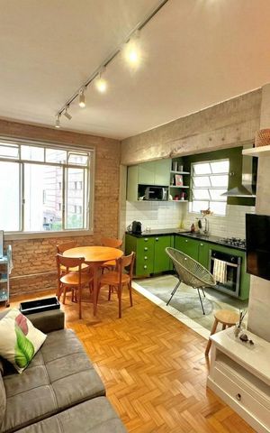 Apartamento para alugar com 51m², 1 quarto e sem vaga Apartamento para alugar com 51m², 1 quarto e sem vagaSala