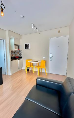 Apartamento para alugar com 35m², 1 quarto e 1 vaga