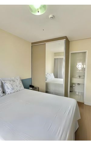 Apartamento para alugar com 35m², 1 quarto e 1 vaga