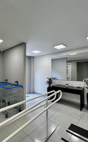 Apartamento à venda com 28m², 2 quartos e sem vaga Apartamento à venda com 28m², 2 quartos e sem vagaHall Social Bloco