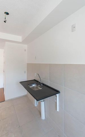 Apartamento à venda com 44m², 2 quartos e 1 vagaCozinha e Área de Serviço