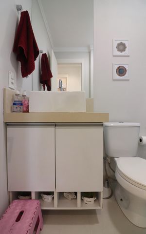 Apartamento à venda com 106m², 3 quartos e 2 vagasBanheiro Social