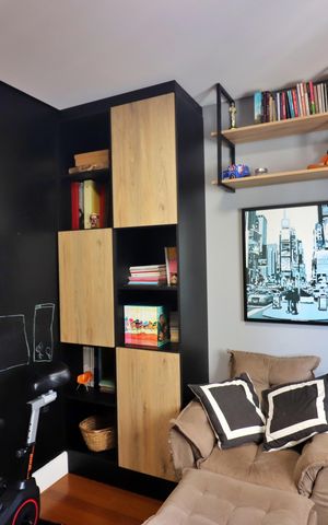 Apartamento à venda com 106m², 3 quartos e 2 vagasQuarto 3