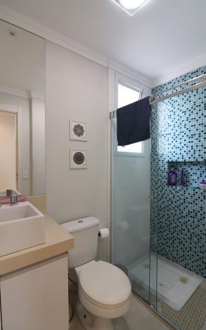 Apartamento à venda com 106m², 3 quartos e 2 vagasBanheiro Social