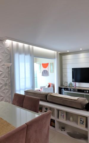 Apartamento à venda com 106m², 3 quartos e 2 vagasSala 