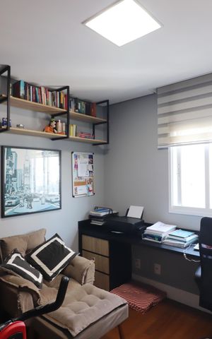 Apartamento à venda com 106m², 3 quartos e 2 vagasQuarto 3