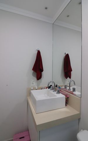 Apartamento à venda com 106m², 3 quartos e 2 vagasBanheiro Social