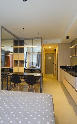 Studio para alugar com 31m², 1 quarto e sem vagaQuarto