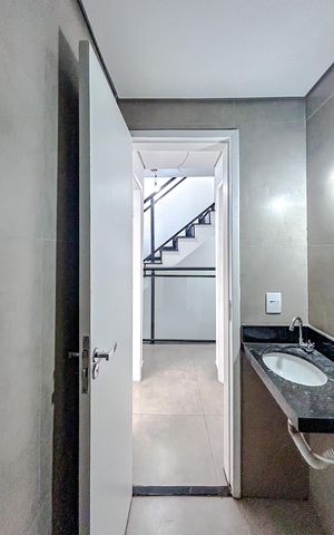 Casa de condomínio à venda com 115m², 3 quartos e 2 vagasBanheiro