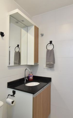 Studio à venda com 27m², 1 quarto e 1 vagaBanheiro 