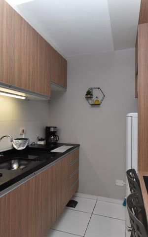 Studio à venda com 27m², 1 quarto e 1 vagaStudio