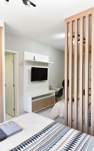 Studio à venda com 27m², 1 quarto e 1 vagaStudio
