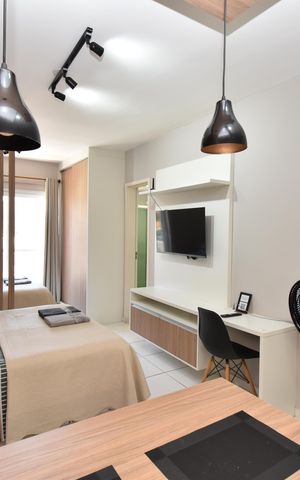 Studio à venda com 27m², 1 quarto e 1 vagaStudio