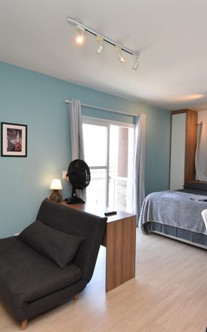 Apartamento para alugar com 27m², 1 quarto e sem vagaStudio