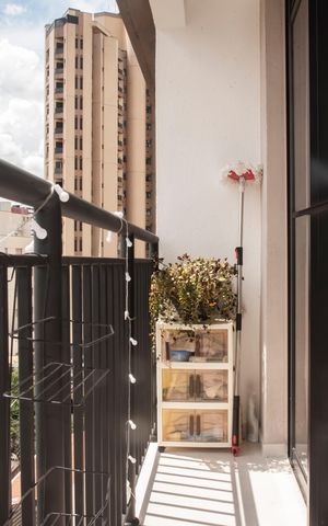 Apartamento à venda com 30m², 1 quarto e sem vagaVaranda