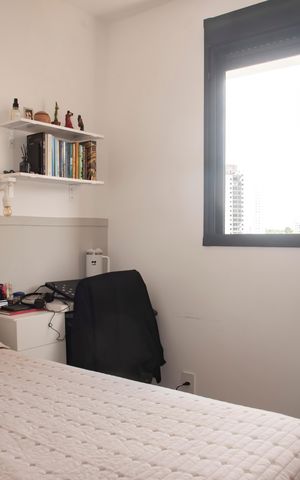 Apartamento à venda com 30m², 1 quarto e sem vagaQuarto 
