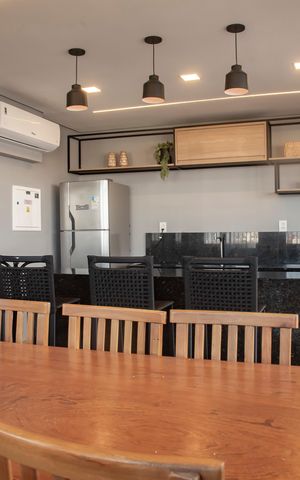 Apartamento à venda com 30m², 1 quarto e sem vagaÁrea comum - Salão de festas