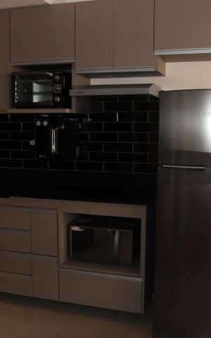 Apartamento para alugar com 60m², 1 quarto e 1 vagaCozinha e Área de Serviço