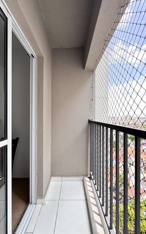 Apartamento à venda com 43m², 2 quartos e 1 vagaSacada