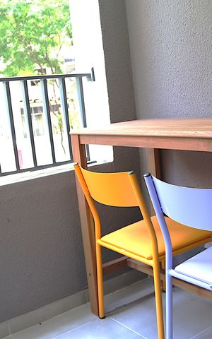 Apartamento para alugar com 26m², 1 quarto e sem vagaVaranda