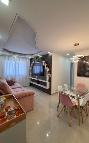 Apartamento à venda com 52m², 2 quartos e 2 vagasSala