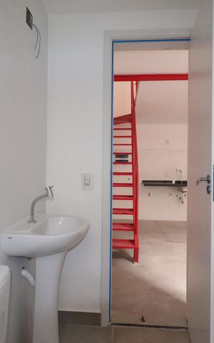 Apartamento para alugar com 52m², 1 quarto e 2 vagasBanheiro