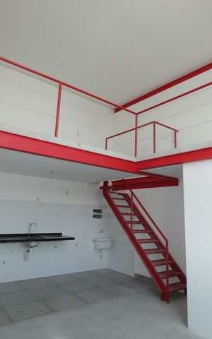 Studio para alugar com 52m², 1 quarto e 2 vagasSala