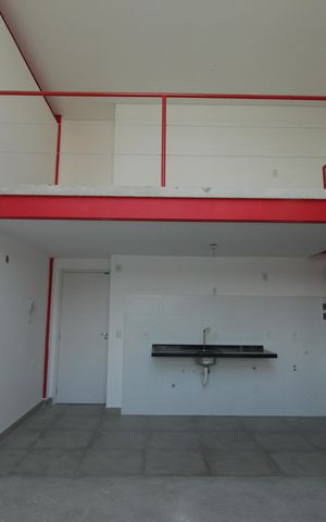 Studio para alugar com 52m², 1 quarto e 2 vagasSala