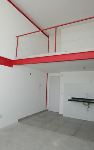 Studio para alugar com 52m², 1 quarto e 2 vagasSala