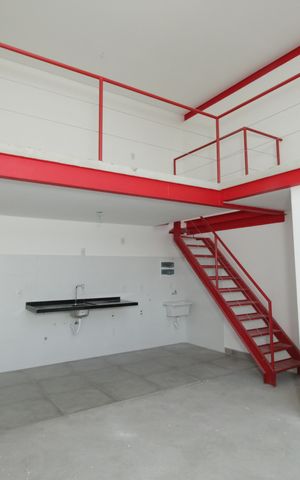 Studio para alugar com 52m², 1 quarto e 2 vagasSala