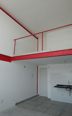 Studio para alugar com 52m², 1 quarto e 2 vagasSala