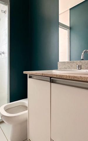 Apartamento à venda com 155m², 3 quartos e 3 vagas Apartamento à venda com 155m², 3 quartos e 3 vagasBanheiro da Suíte 1
