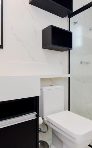 Apartamento à venda com 55m², 2 quartos e 1 vagaBanheiro Suíte 2