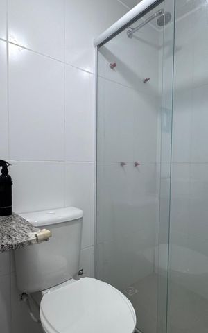Apartamento à venda com 58m², 2 quartos e 1 vaga Apartamento à venda com 58m², 2 quartos e 1 vagaBanheiro Social